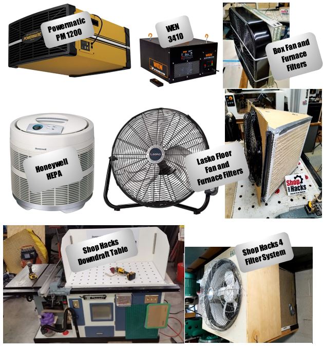 Work Air Filtration System Performance Shootout Including Effective Low Cost Diy Box Fan Systems Hacks